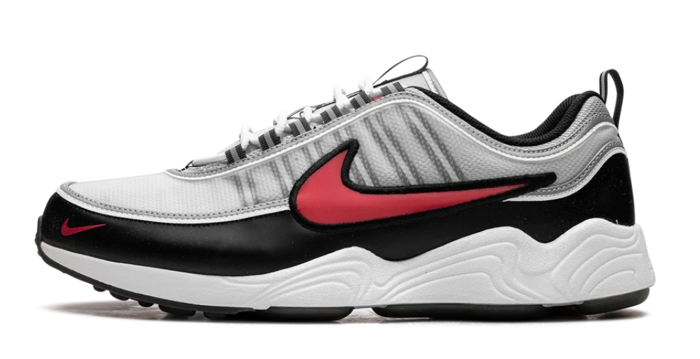 Nike Air Zoom Spiridon "Silver/Red" US7.5M/US9W/Euro40.5