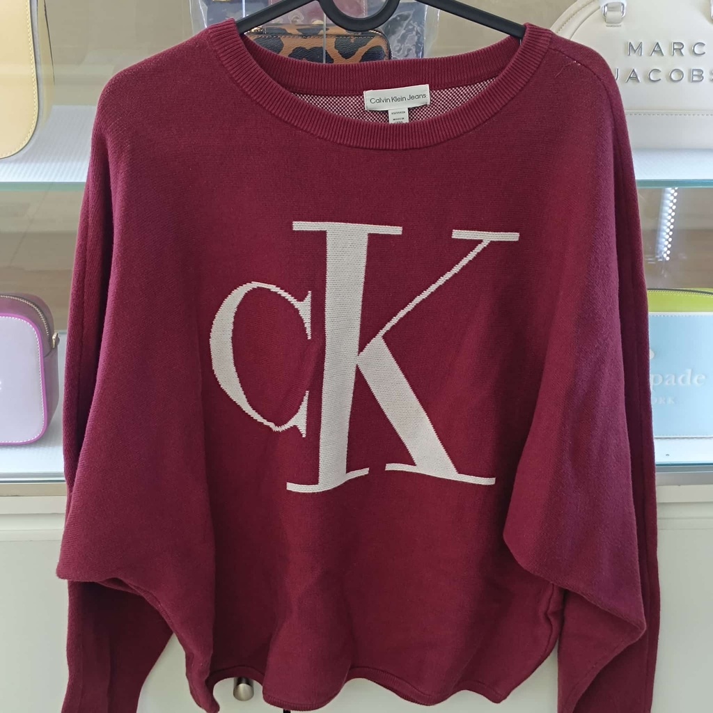 Calvin Klein Sweatshirt (XS-Maroon)