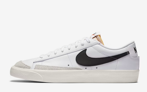 [DA6364-101] Nike Blazer Low '77 Vintage "White/Black Sail" US11M/US12.5W/Euro45 (نايك بليزر لو '77 فينتاج "أبيض/أسود سائل" مقاس 11 رجال/12.5 نساء/مقاس 45 أوروبي)