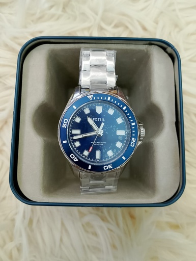 Fossil Men's Dalton Blue Dial Watch