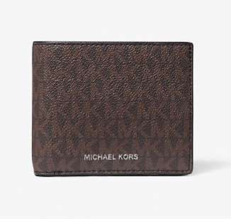 [36U9LCRF6B] Michael Kors Cooper Bifold Wallet (Brown)