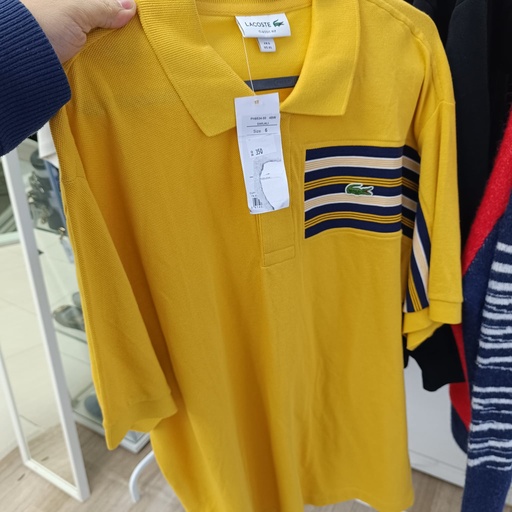 Lacoste Polo Shirt Yellow (XL)